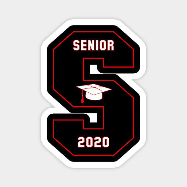 Senior Class 2020 Apparel For High School College Magnet by SpaceManSpaceLand