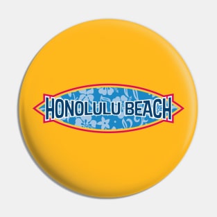 Honolulu Beach Pin