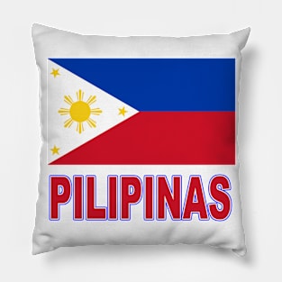 Pilipinas - Filipino National Flag Design Pillow