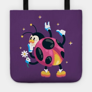 Ladybug Cartoon Funny Tote