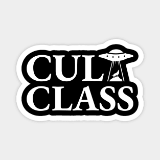 Wolf UFO Cult Class Art Logo Magnet