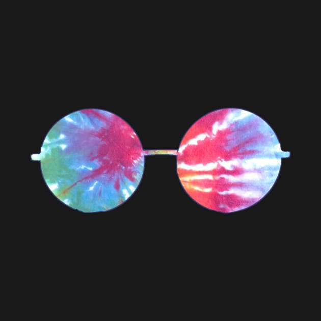 Tie Dye Hippie Glasses by lolosenese