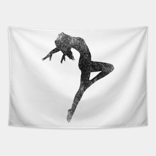 Girl Ballet Dancer Silhouette Shirt Tapestry