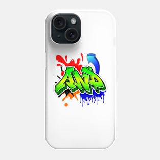 writing graffiti and Phone Case