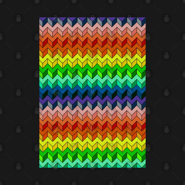 Rainbow Striped by OneThreeSix