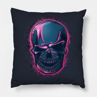 Pink Skull Pillow