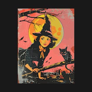 Cute Vintage Witch T-Shirt