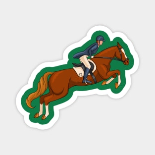 Horse Racing Sport  Jockey Rider Olympic Games Mare Magnet