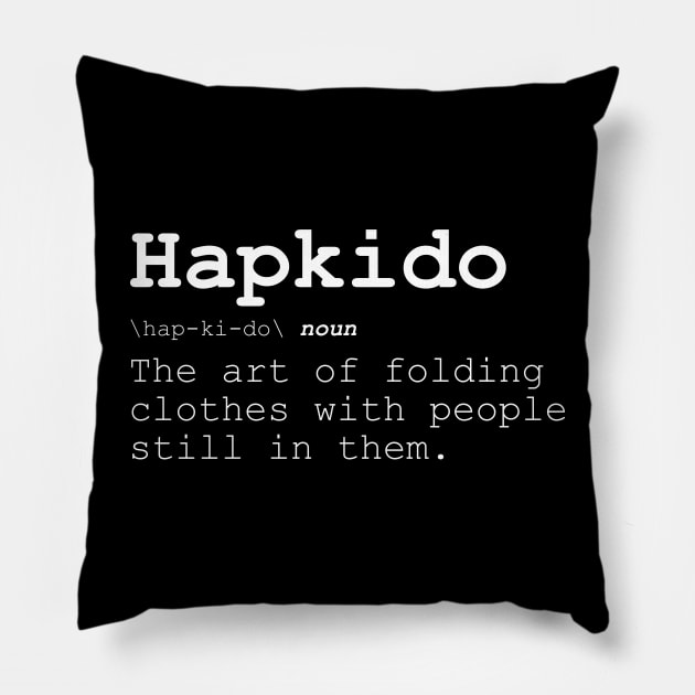 Hapkido - Meaning Dictionary Style Pillow by Can Photo