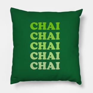 Green Chai Pillow