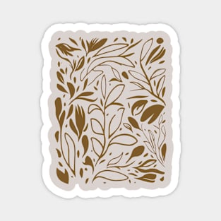 Leaves Pattern Magnet