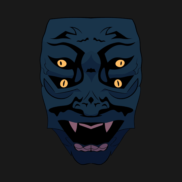 Demon Mask IV by LordNeckbeard