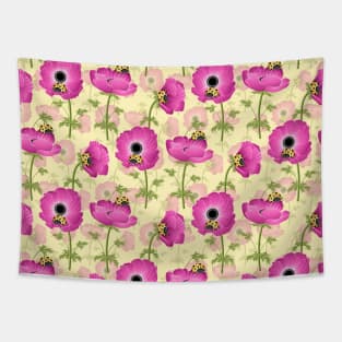 Anemone With Ladybirds Tapestry