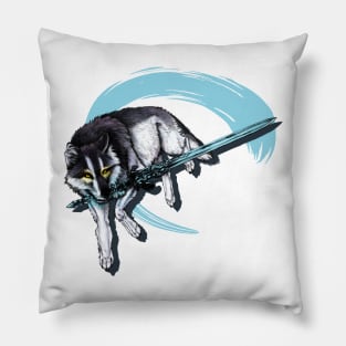 Great Grey Wolf Sif Pillow