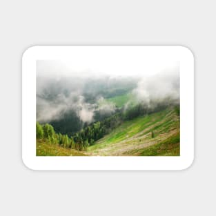 Low Cloud Over Carnic Alps Near Sauris Magnet