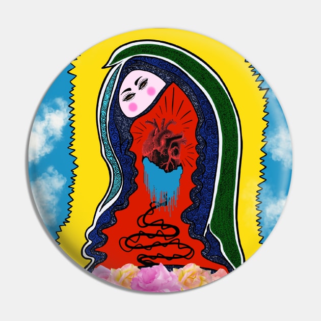 The Porcelain Virgin Pin by TheDopestRobot