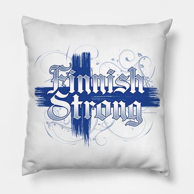 Finnish Strong II Pillow by eBrushDesign