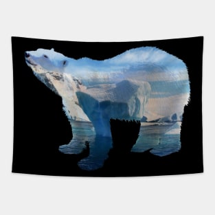 Polar bear - save the artic Tapestry