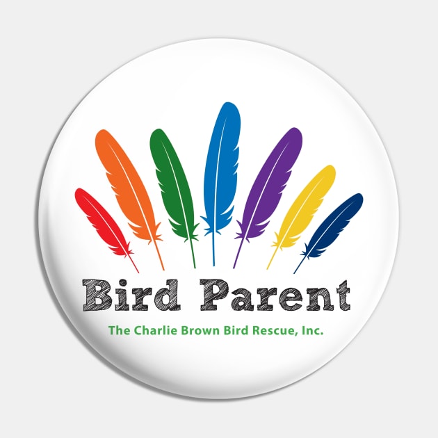 CB bird parent - black type Pin by Just Winging It Designs