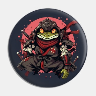 ninja frog Pin