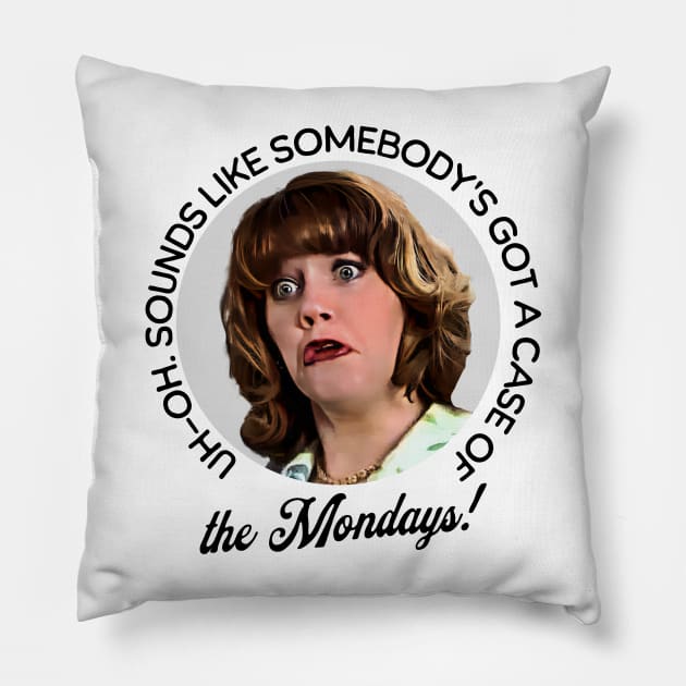 Office Space | Uh-oh. Sounds like somebody's got a case of the Mondays. Pillow by akastardust