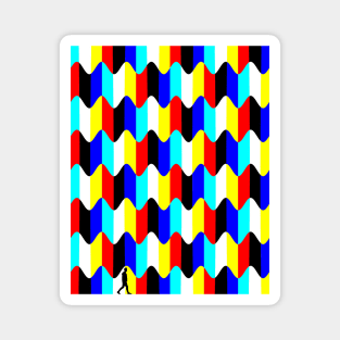 Rainbow stripes Magnet