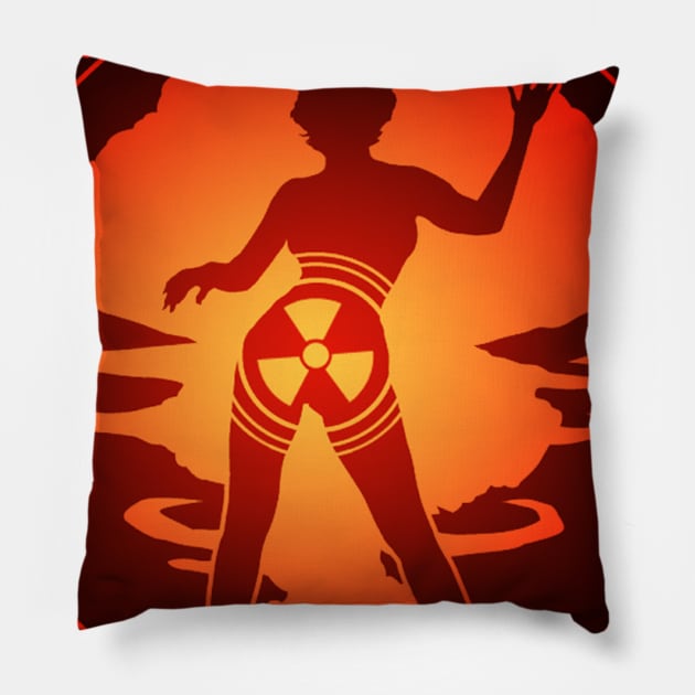 The REAL Atomic Blonde Pillow by GDanArtist