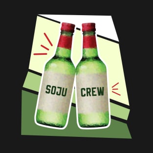 Soju Crew Friends Squad Fam Gang Korean T-Shirt