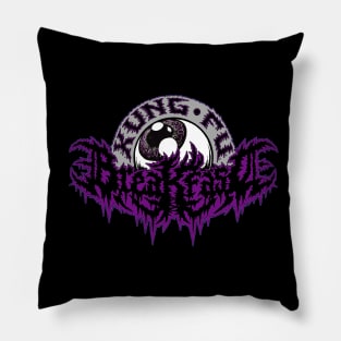 Kung Fu Breakfast Asexual Pride Logo Pillow