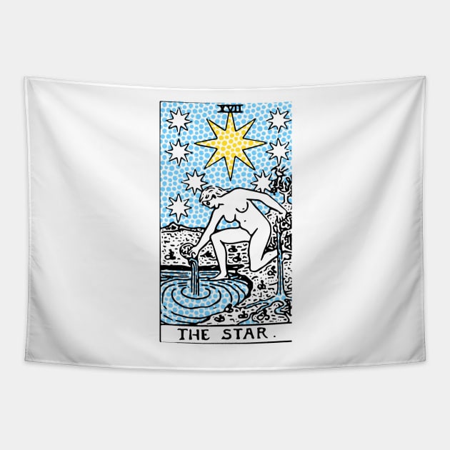 Modern Tarot Print - The Star Tapestry by annaleebeer