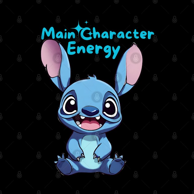 Stitch Main Character Energy by Artist usha