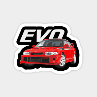 evo 6 EVOLUTION VI jdm CLASSIC MITSUBISHI RALLY CAR Magnet