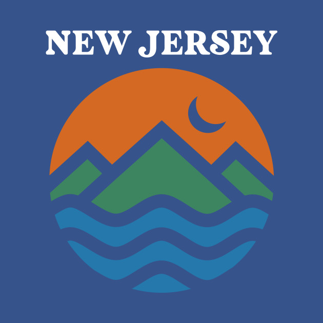 Discover New Jersey Mountain Lake - New Jersey - T-Shirt