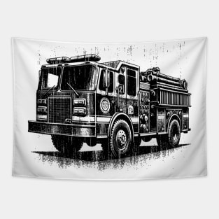 Fire Truck Tapestry