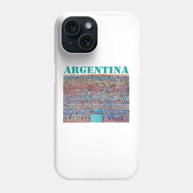 The Argentine fans are singing Phone Case by diegomanuel