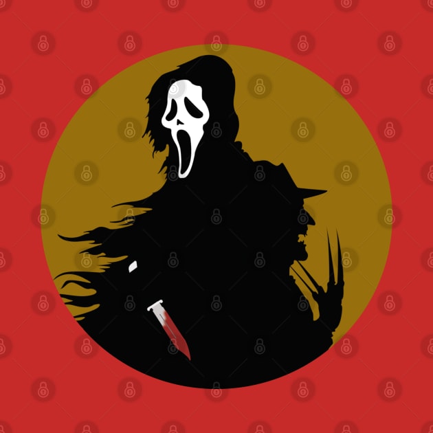 Wes Craven Icons - Ghostface & Freddy - Yellow by JorisLAQ