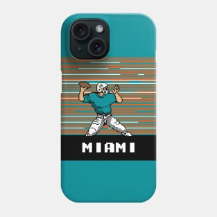 8-Bit Quarterback - Miami Phone Case