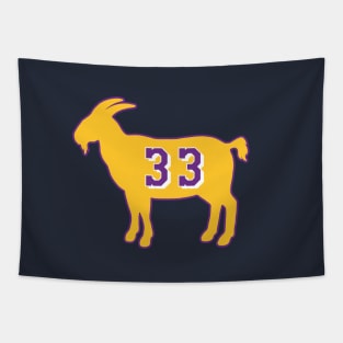 Kareem Abdul Jabbar Los Angeles Goat Qiangy Tapestry