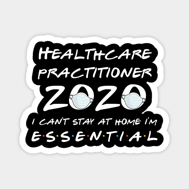 Healthcare Practitioner 2020 Quarantine Gift Magnet by llama_chill_art