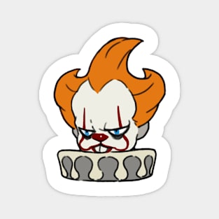 horror5-bloody clown NO.5png Magnet