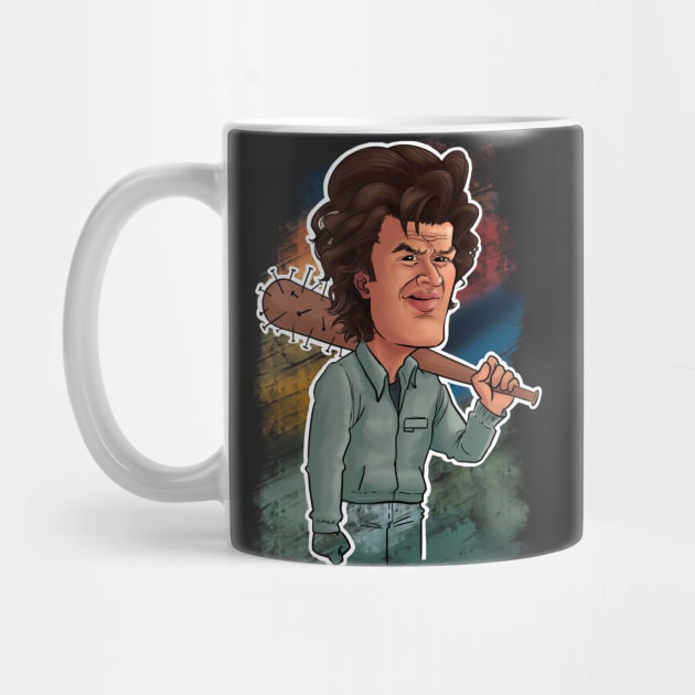 Stranger Things Cartoon Pattern Mug