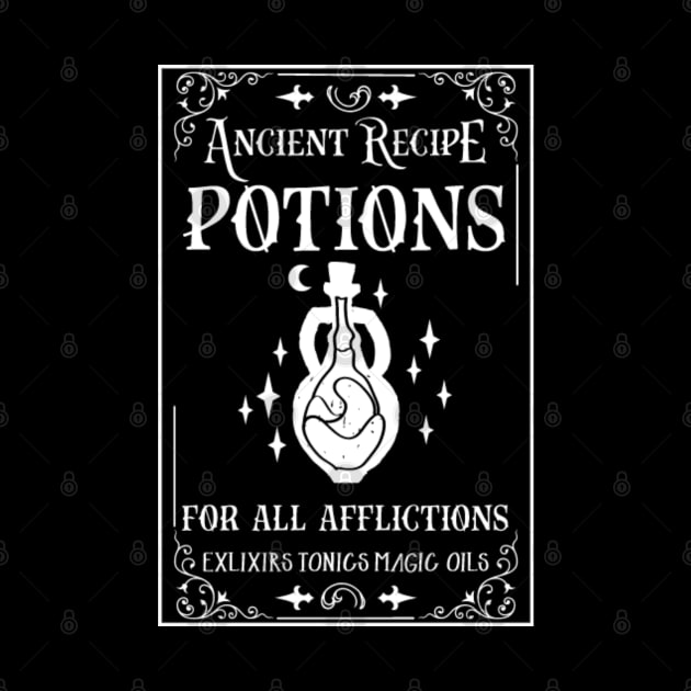 Ancient recipe witch potions by Peach Lily Rainbow