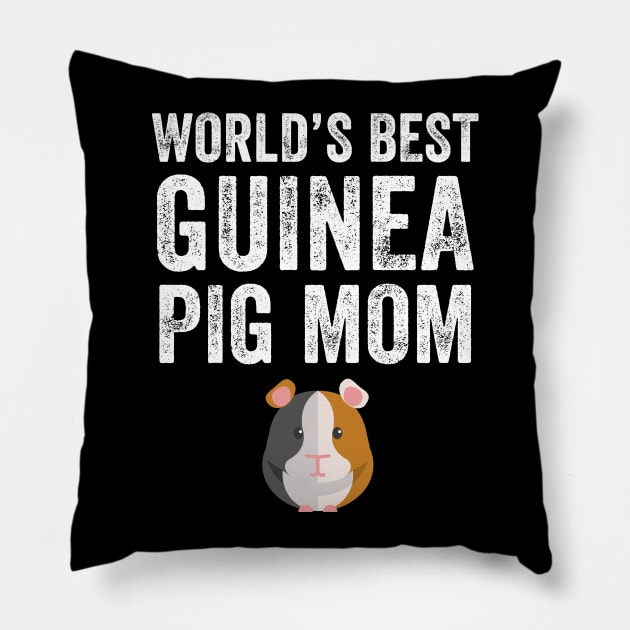 World's best guinea pig mom Pillow by captainmood