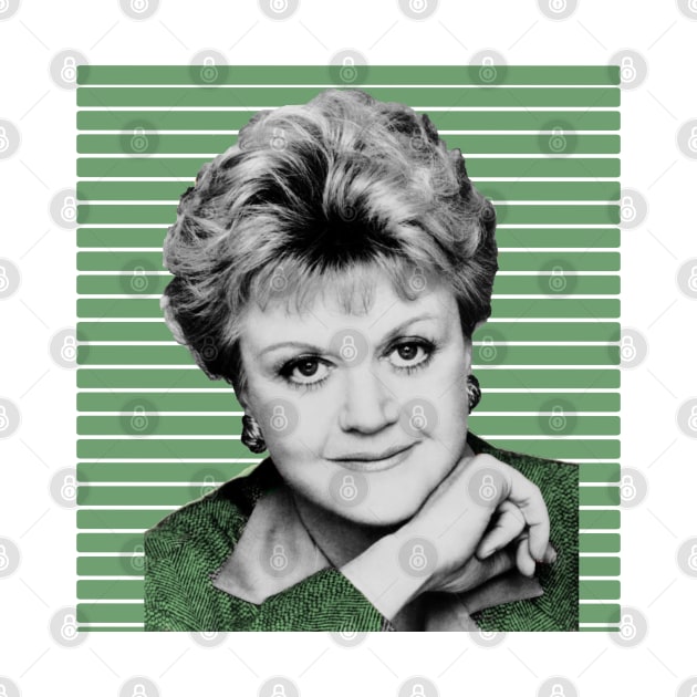 Angela-Lansbury-Scandal - With Green Dress . by MIXCOLOR