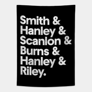 Classic Early The Fall Line-Up Names List Design Tapestry