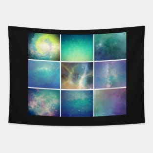 Green Screen Space Tapestry