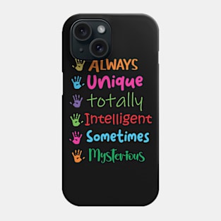 Autism it's a different ability Funny Gift Autism Awarness Phone Case