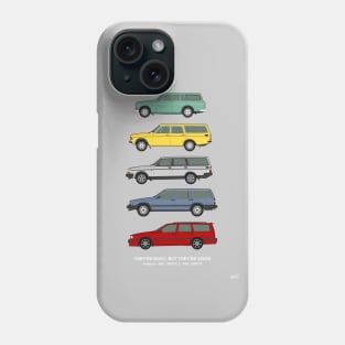 Swedish estate car collection Phone Case