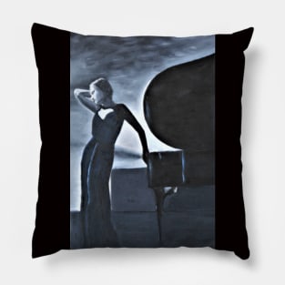 The art deco lady Pillow