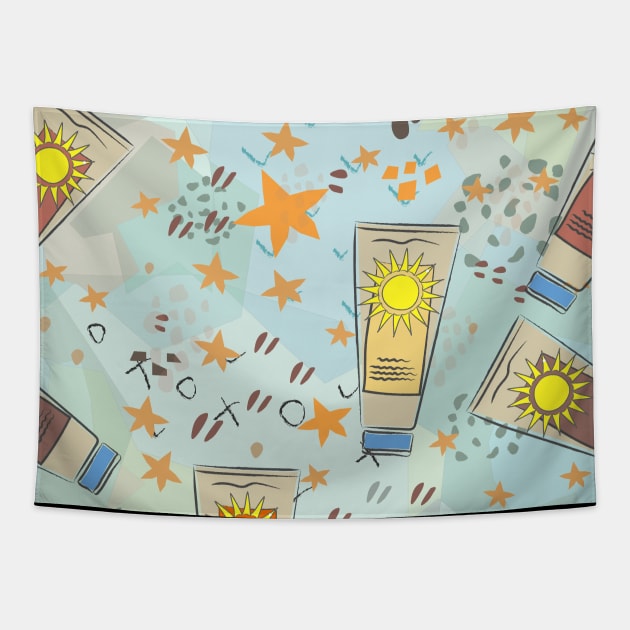 Sunscreen Tapestry by KristinaStellar 